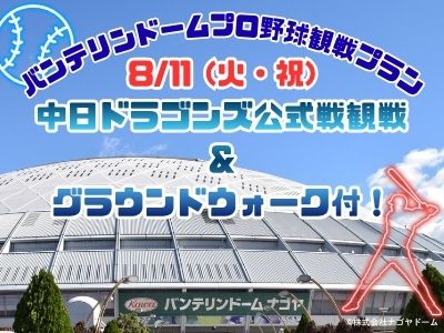バンデリンドームプロ野球観戦プラン