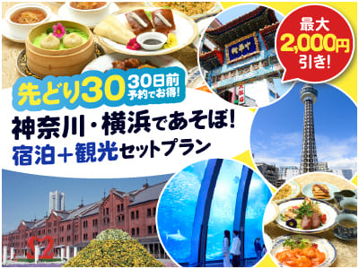 神奈川・横浜であそぼ★横浜マリンタワー 展望フロアチケット付プラン(akatabi)※専用アプリ必須 