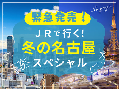 【緊急発売！】JR限定列車で行くずらし旅！冬の名古屋スペシャル★選べる体験付！ 