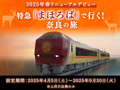 特急「まほろば」で行く！奈良の旅 